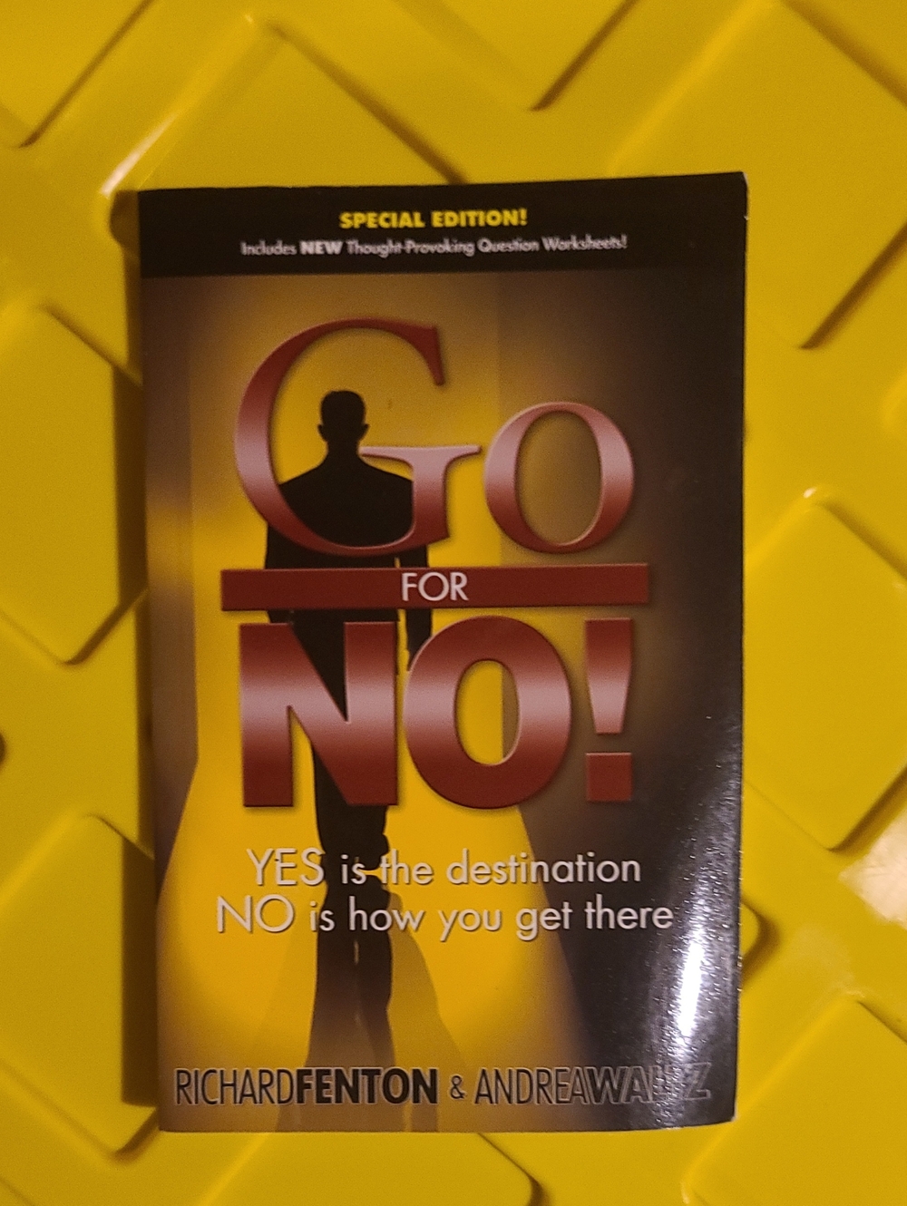 GO FOR NO! Book - Yellow & Black Cover